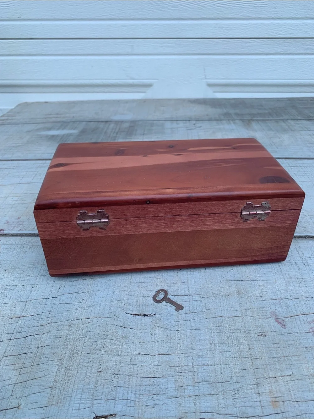 Vintage Lane Mini Cedar Chest JCPenney Gift Registry The Perfect Match Box Key